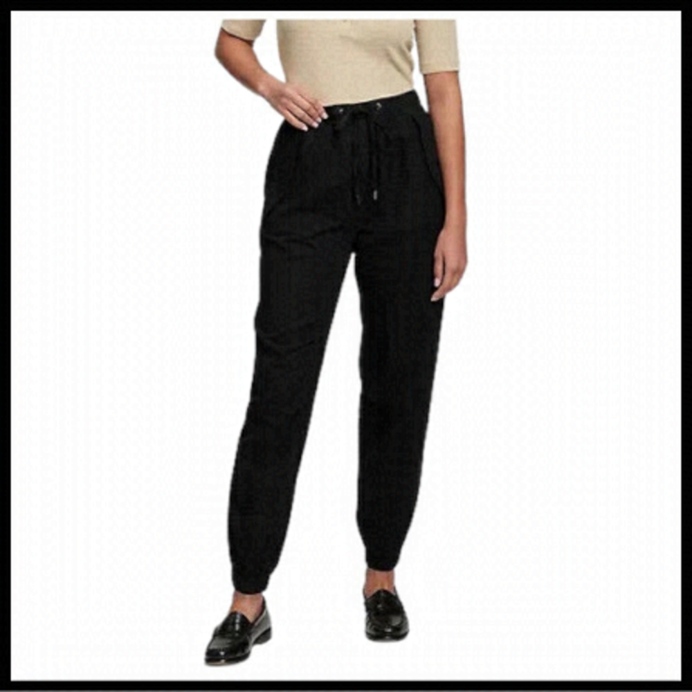 GAP NWT High Rise Linen Blend Utility Jogger